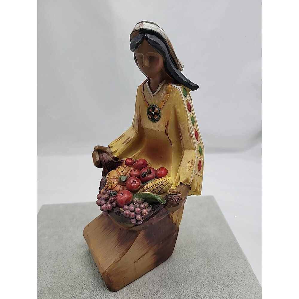 Harvest Indian 8" Tii Collections, H4141 Resin Harvest Thanksg Autumn Fall Decor
